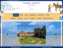 Tablet Screenshot of bensersiel-junkerhof.de